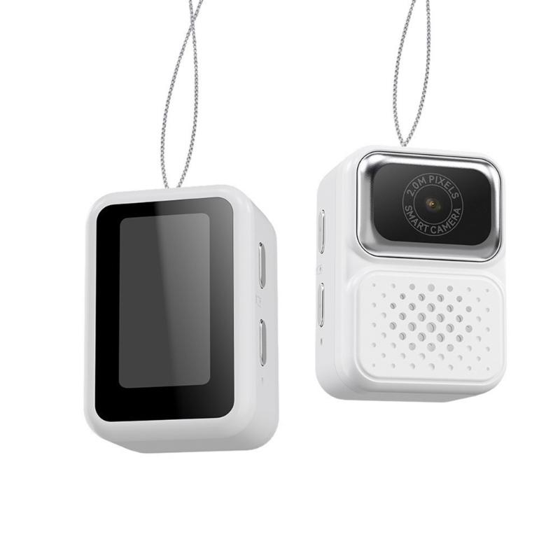 Thumb Necklace Camera 32GB Memory Card Compactly Wearable Keychain Camera For Photos Videos And Trendy Outfits Decors