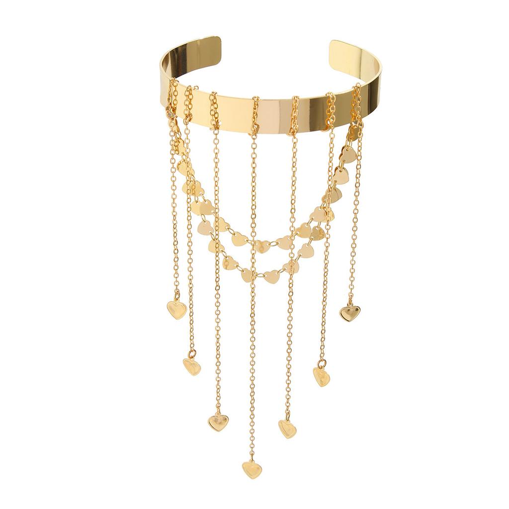 Western Style Beaded Fringed Arm Chain Arm Ring Bohemian Love Arm Bracelet Jewelry Women