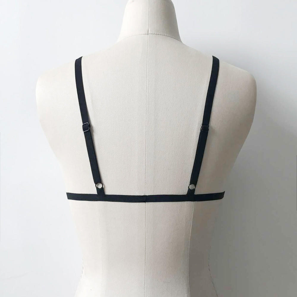  Women Sexy Fashion Ladies  Elastic Cage Sexy Strappy Bra Bustier