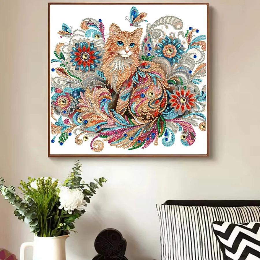 5D Diamond Painting Mosaic Cat Animal Embroidery Picture Of Rhinestones Wall Art Handicraft Home Decor