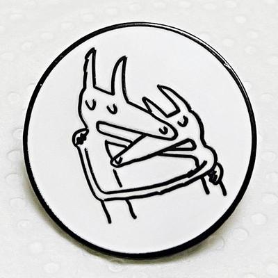 Rock Band Kreskówkowy Metalowy Emblemat - Pin Broszka z Albumu Muzycznego Twin Fantasy