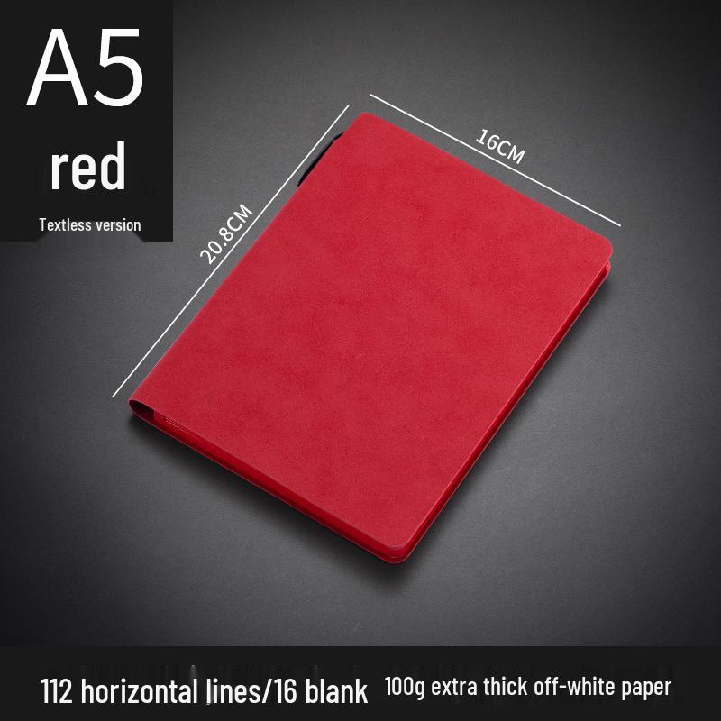 Customizable Sheepskin Notebook with Pen & Free Engraving - Company Logo 2025 Diary, A6/A5/B