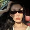 New Retro Oval Frame Sunglasses Personalized Small Frame Trend Versatile Street Shooting Sun Glasses Female