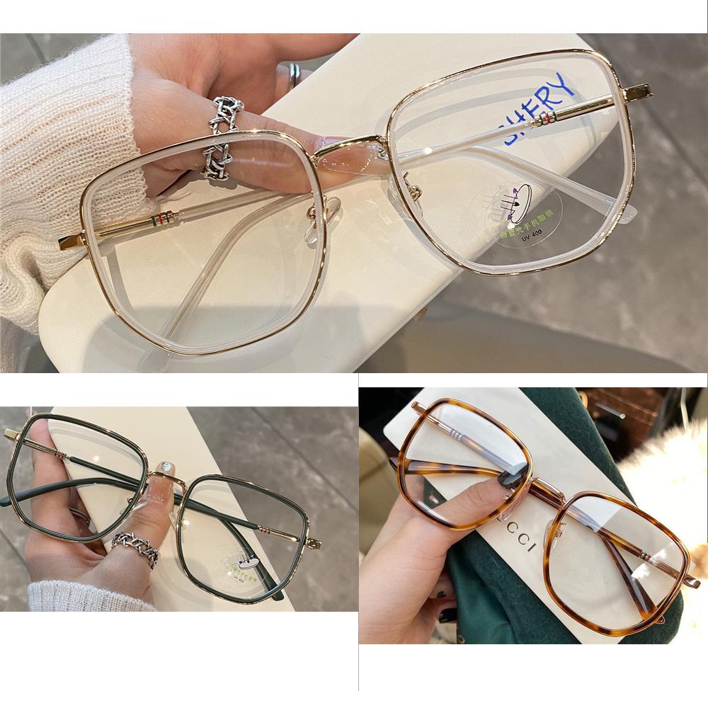 

3 Pcs/set Transparent Computer Glasses Women Men Anti Blue Light Polygon Eyewear Blocking Glasses Optical Spectacle Eyeglass