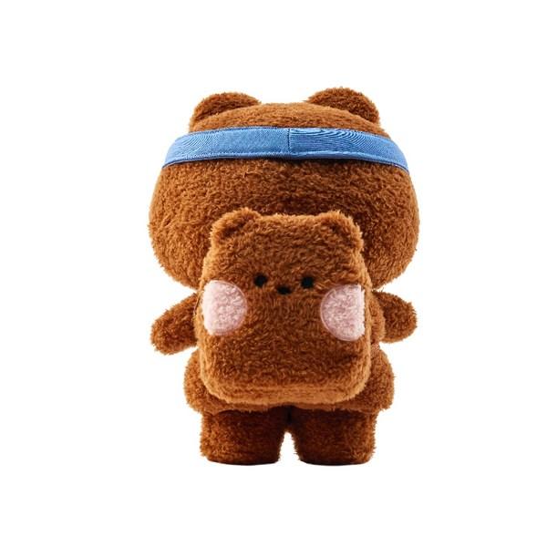 Line Friends Golf Minini Bunny Backpack Pouch, Brown, 1 Piece
