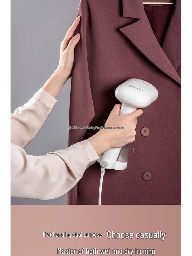 2026 Portable Handheld Garment Steamer and Iron for Home and Dorm Use