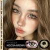 2Pcs Color Contact Lenses for Eyes Fashion Eye Lens Blue Eye Lenses Brown Lenses Gray Pupils Lens Yearly Green Contacts