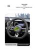 Steering Wheel Cover for Geely Icon, Xingyue L, Xingrui, Boyue X, Emgrand S, SGS L, Vision X6.