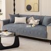 Chenille Quilted Sofa Cushion Four Seasons Universal Non-slip Leather Sofa Cover Cover Thickened Three People Cushion Cover Cloth
