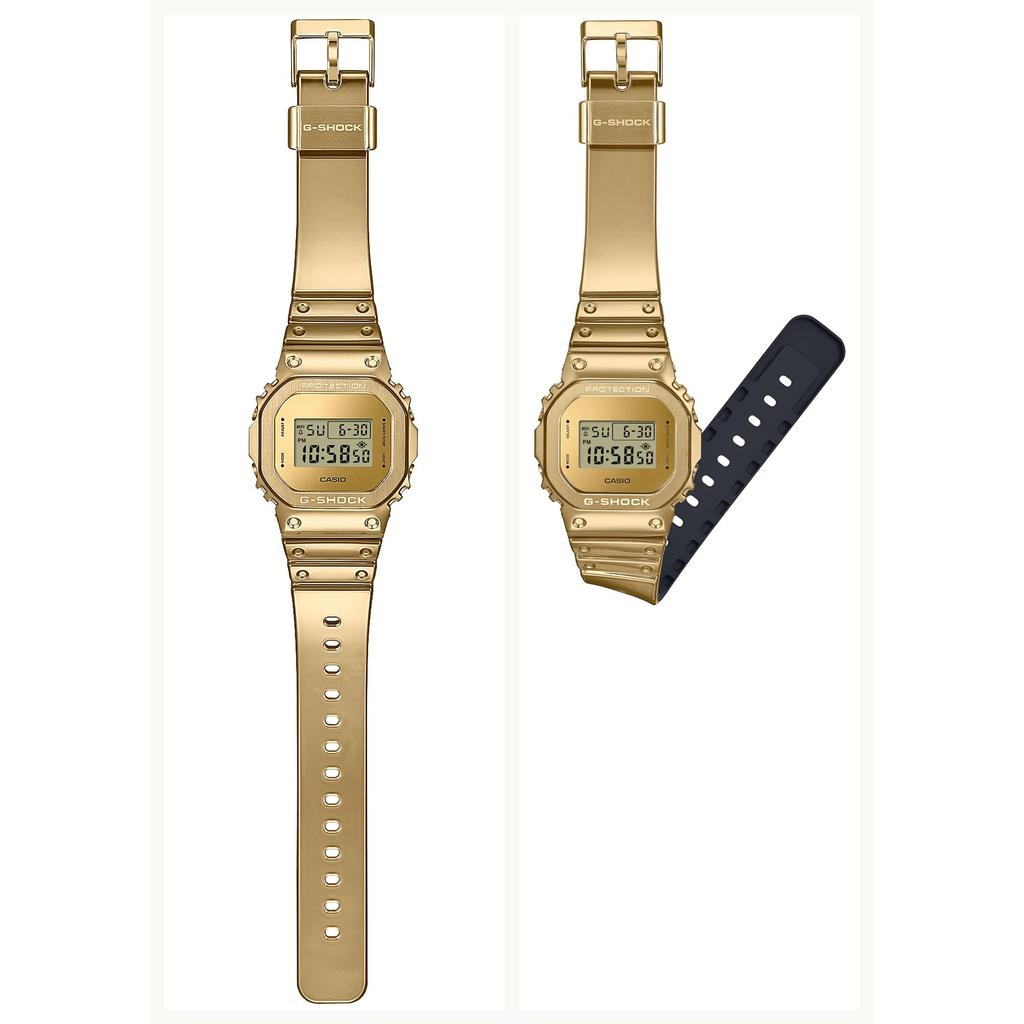 Casio G-Shock Men's Watch, Gold - FINE METALLIC SERIES GM-5600YMG-9JF [Authorized Dealer]