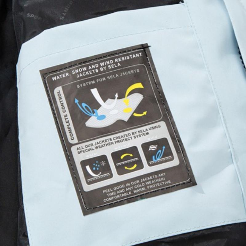 Outdoor Three-In-One Waterproof and Windproof Jacket with Color-Matching Removable Hood Jacket