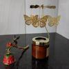 Christmas Aromatherapy Carousel Candles Holder Christmas Rotary Gold Carousel Candle Spinner Metal Tea Lamps Home Decor