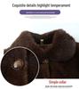 Women's Fleece-Lined Winter Coat for Middle-Aged & Elderly - New Mink Velvet Style for Moms & Grandmas