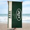 New York Jets Logo Print Beach Towel, Large Soft Quick Dry Towel for Beach Camping Swimming