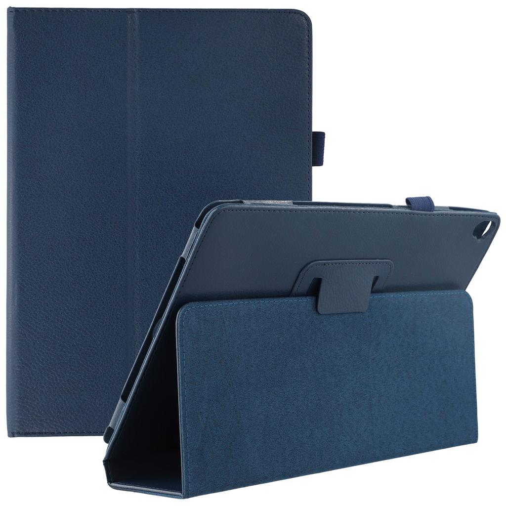 Tablet-Hülle für iPad 10.2 (2021)/(2020)/(2019) Bi-Fold-Stand-Lederhülle mit Litschi-Textur