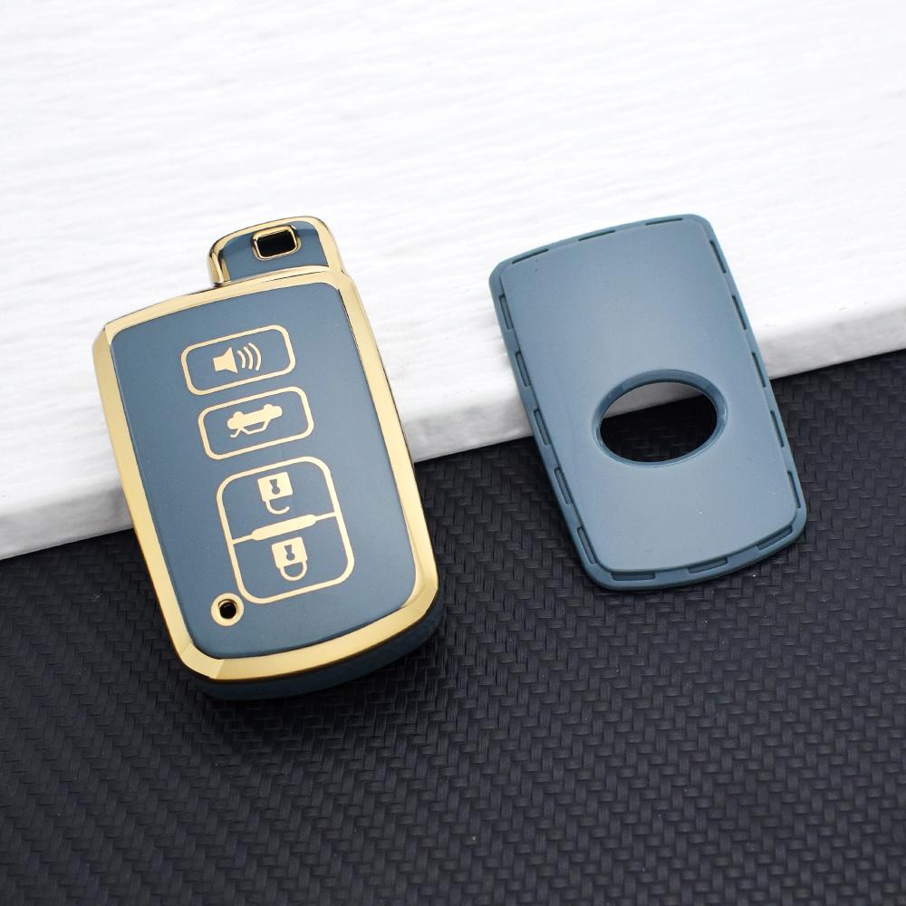 2/3/4 Buttons Anti-Scratch TPU Key Fob Cover for Toyota Camry RAV4 2012-2018 Key Holder Fit For Auris Hybrid Avalon Yaris Verso