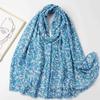2024 Primavera y otoño invierno nuevo algodón y cáñamo bufanda larga y fina viaje versátil protector solar chal cálido para mujeres