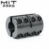 MIT Steel Couplings,Separate Type Bolt Fixed Coupler,High Torque Connector,Extended Clutch, Servo Clamp Shaft Joint Dia6/8/10/12