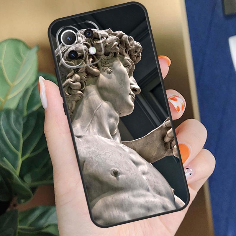 Michelangelo Art Case For Xiaomi 15 14 Ultra 13T 14T 15T Pro 17 Pro Max POCO F8 F7 F5 F6 X5 X6 X7 Pro Coque