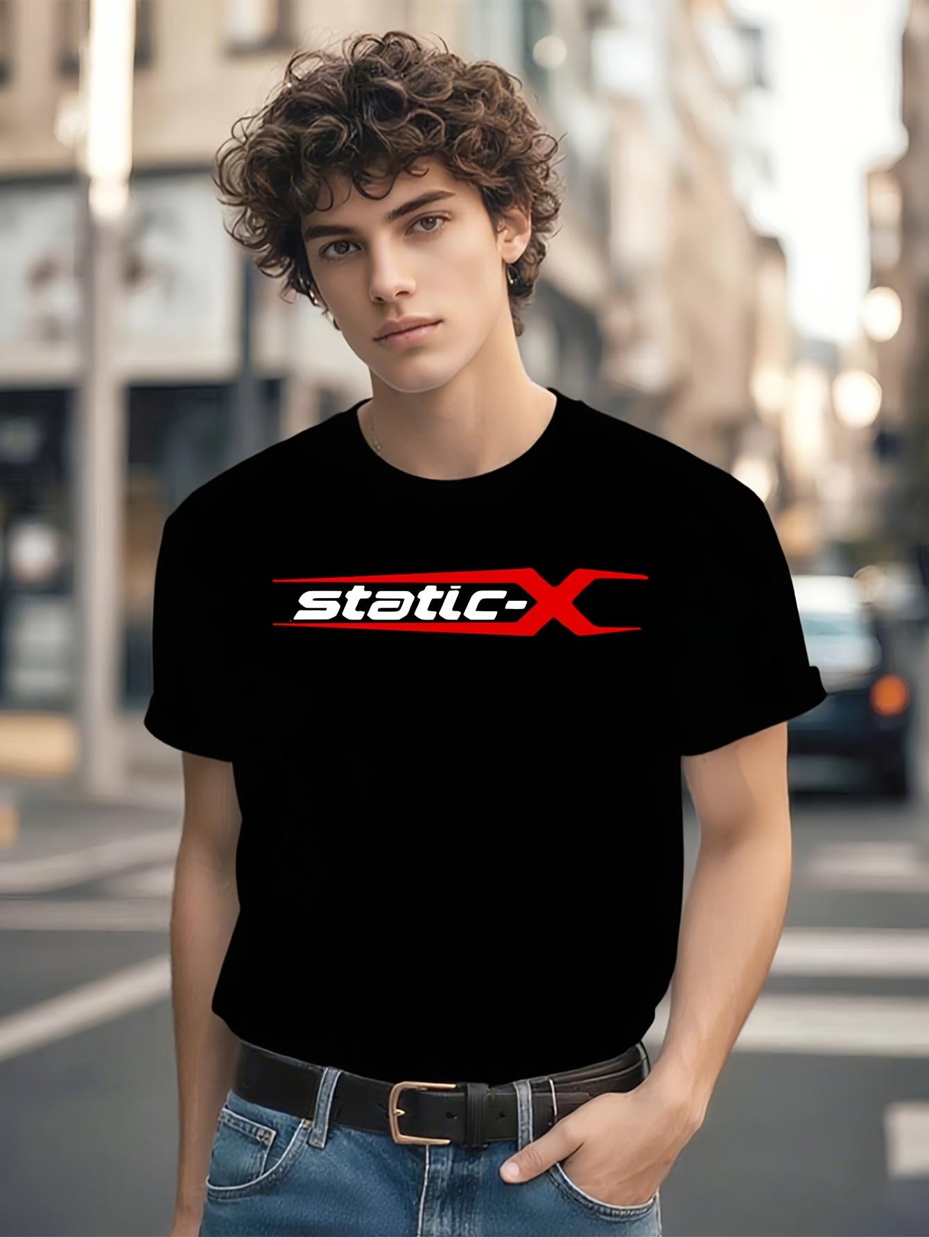 STATIC X 3 2021 Tshirt Casual Cotton Tshirt S