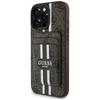 Etui do iPhone 16 Pro Max Guess 4G Stripes MagSafe Portfel Brązowy