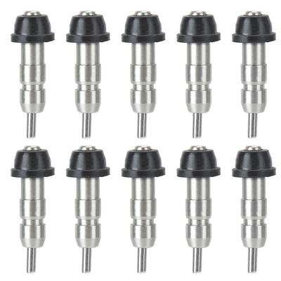 10Pcs Stainless Steel Chicken Drinker Poultry Waterer Water Drinking Nipple Farm Supplies