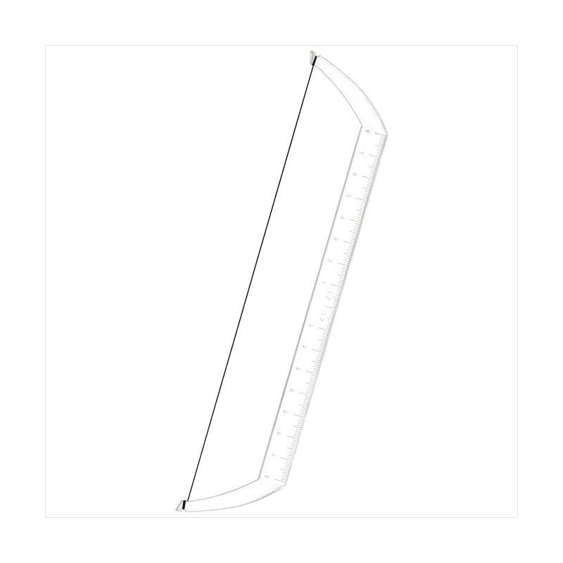 Transparent Eyebrow Microblading Symmetry Ruler: Shape & Positioning Tool