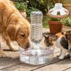 Anti-Slip Cat Water Bowl Anti Overturning Automatic Pet Feeder  Indoor Outdoor Use
