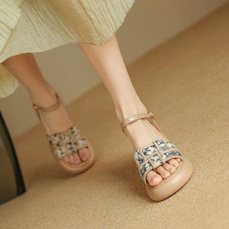 Новые дышащие модные женские туфли — фото 6