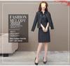 2025 Women's Slimming Petite Dress Set - Age-Reducing Two-Piece Skirt for Autumn/Spring