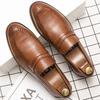 Social Leather Shoes Men Flat Casual Business Leather Shoes Male Classic Men's Loafers Office Dress Shoes