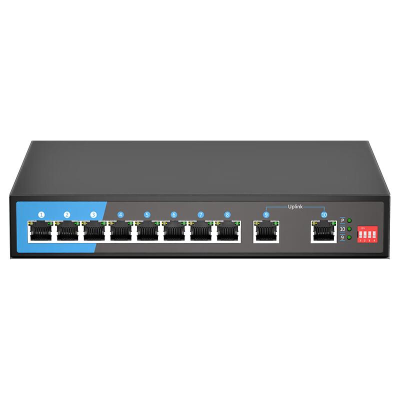 OAMLink OAM-6000 Gigabit 10-Port Unmanaged PoE Switch