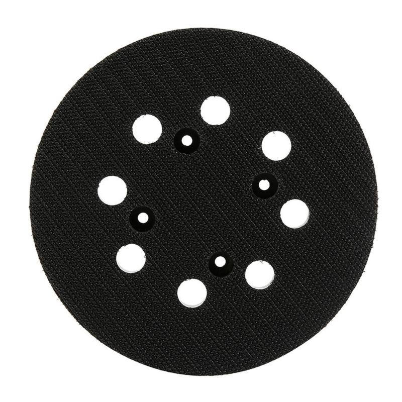 125mm 5inch Sander Pad 8 Holes 4 Nails Backing Sanding Disc Pad Hook Sanding Pad for Electric Orbital Sander Polishing