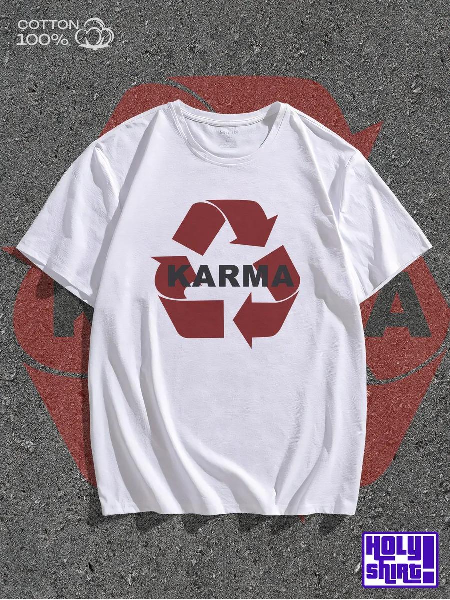 Cotton oversized T-shirt with Hasbulla y2k print L