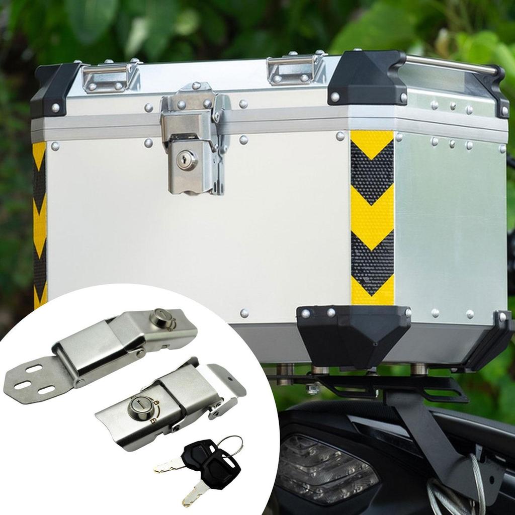 Motorcycle Rear Trunk Lock Modification Release Replacement DIY Parts Direct Replaces Universal Side