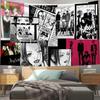 NANA Anime Collage Character Tapestry Living Room Bedroom Esports Room Wall Hanging Japanese Punk Style Home Decoration