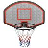 VidaXL Panneau de basket-ball Noir 90x60x2 cm Polyéthylène, panier de basket-ball,,, panneau arrière 93666