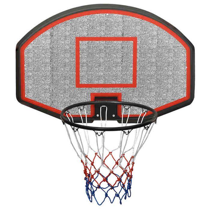 VidaXL Basketball Backboard Black 90x60x2 Cm Polyethylene, Basketball Hoop,,, Backboard 93666