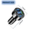 Fast Car Charger,4 Ports Cigarette Lighter USB Charger with LED Voltmeter,PD3.1/Super Port Car Charger Adapter Fast Charging,Compatible with