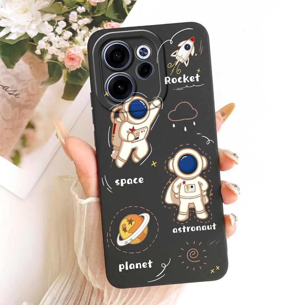 For Oppo CPH2801 Phone Case For Oppo Reno 15F Casing Silicone Luxury Fashion Flowers Kawaii Cute Painted Cover For Oppo Reno15 F