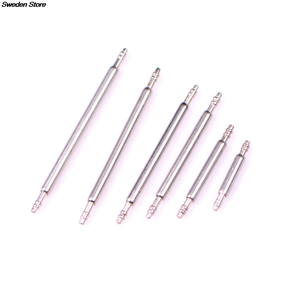10Pcs/lot 8mm 12mm 16mm 18mm 20mm 22mm Stainless Steel Watch Band Spring Bars Strap Link Pins Repair Watchmaker Tools