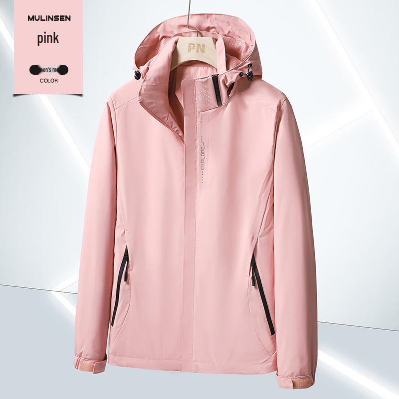 Unisex 6266 Kapuzen-Wasserabweisende Windjacke - Leicht, Einlagig für Outdoor-Aktivitäten