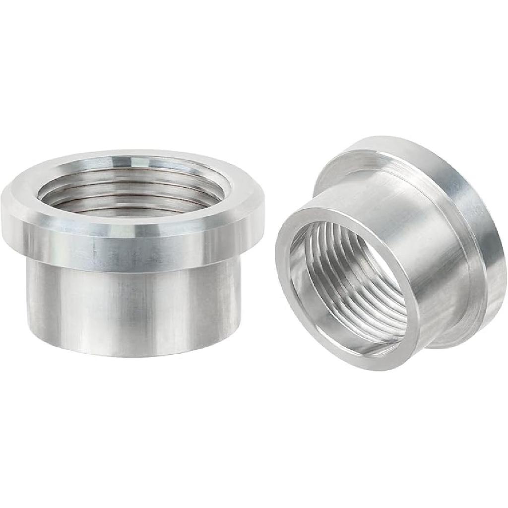 EVIL ENERGY 1/2" NPT Female Weld on Bung Fitting Aluminum 2PCS