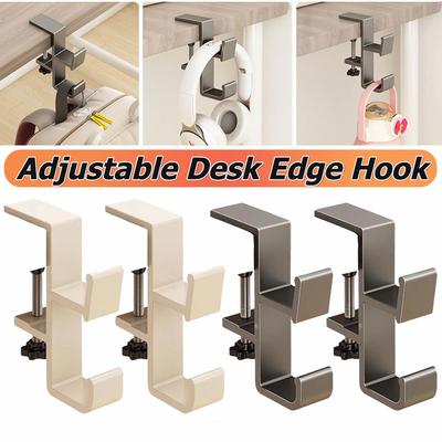 Hanging Bag Hook Student Desk Side Hanging Bag Artifact Removable Mobile Handbag Holders Multi-functional Table Hook