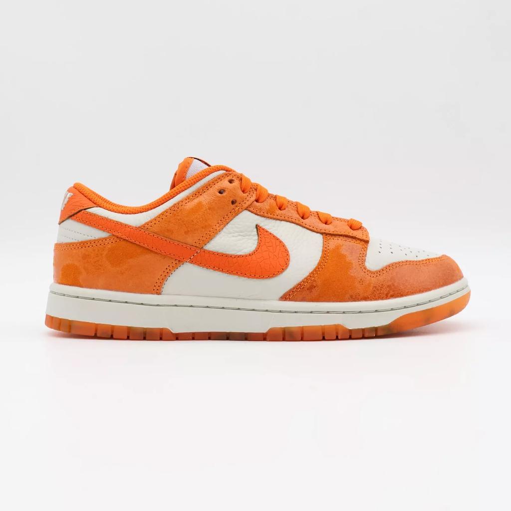 FN7773-001 Nike Dunk Low Total Orange Light Bone Safety Laser (Women's)