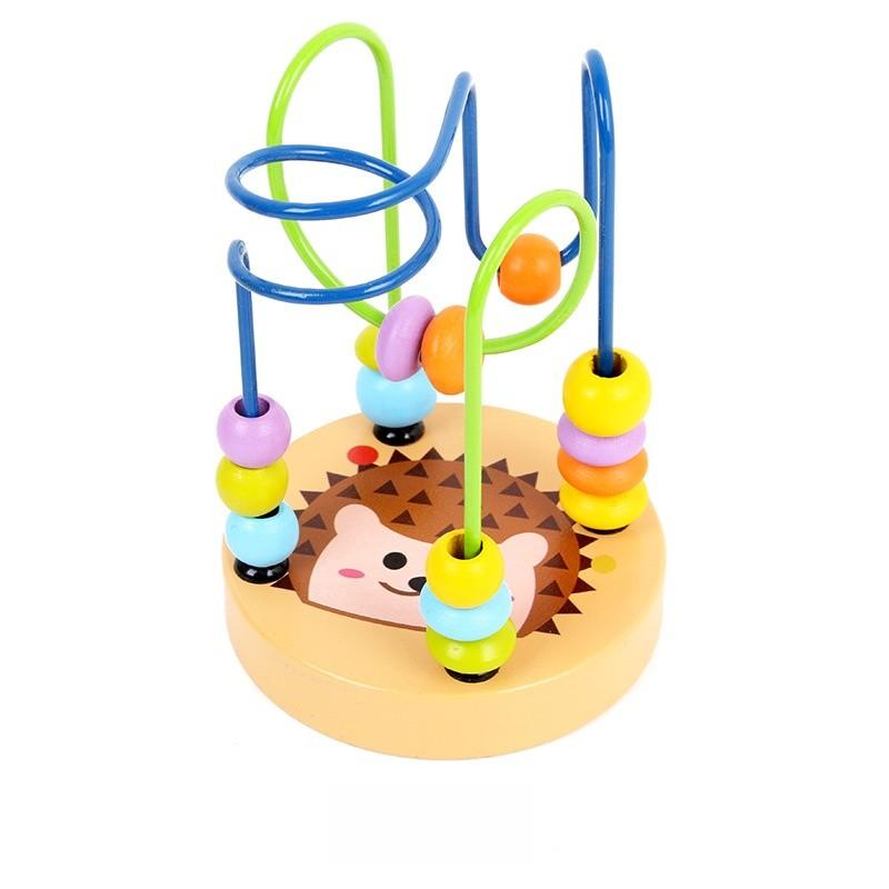 Education Wooden Early Bead Stringing Toy Intelligence Intelligence Emotional