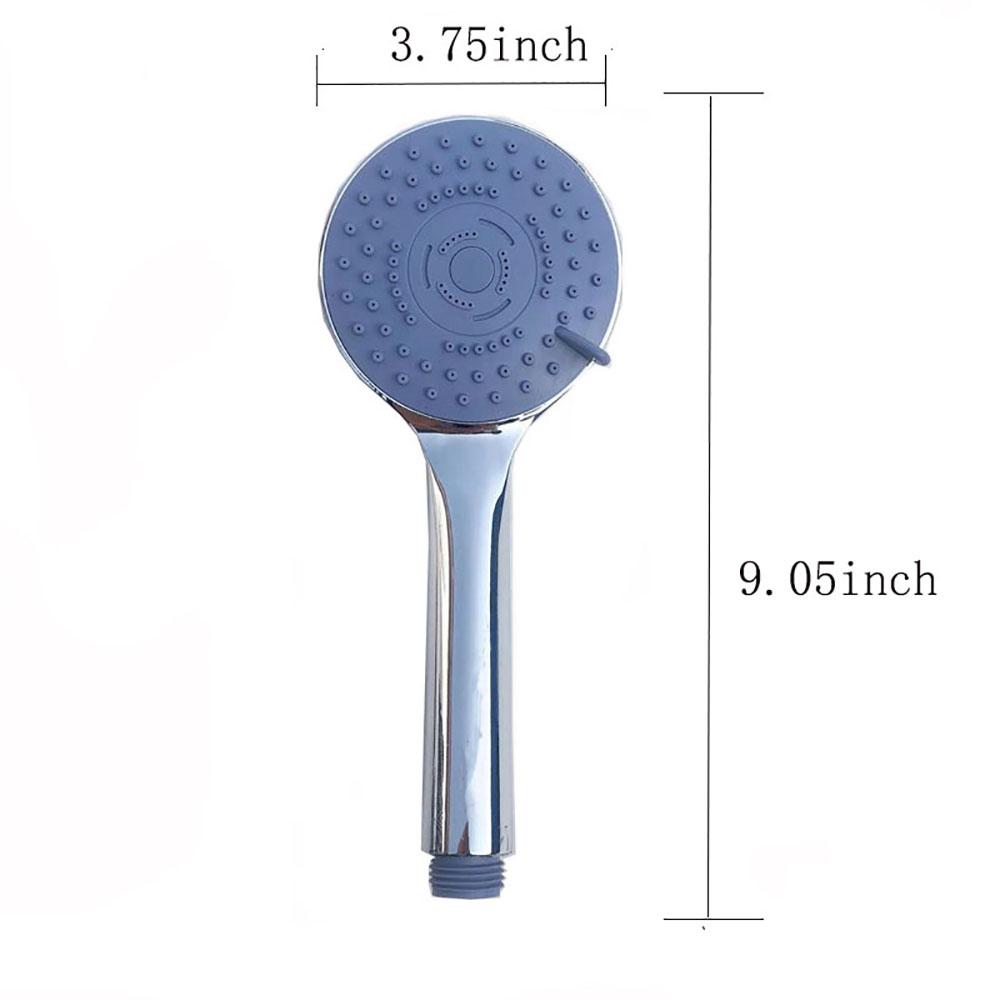New Shower Head 5 Mode Large Universal Chrome Bath High Pressure Water Saving Heads