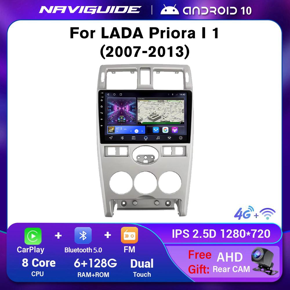 9'' 2din Android Car Radio CarPlay Auto for LADA Priora I 1 2007-2013 Car Intelligent System Multimedia Video Player GPS BT FM NO DVD