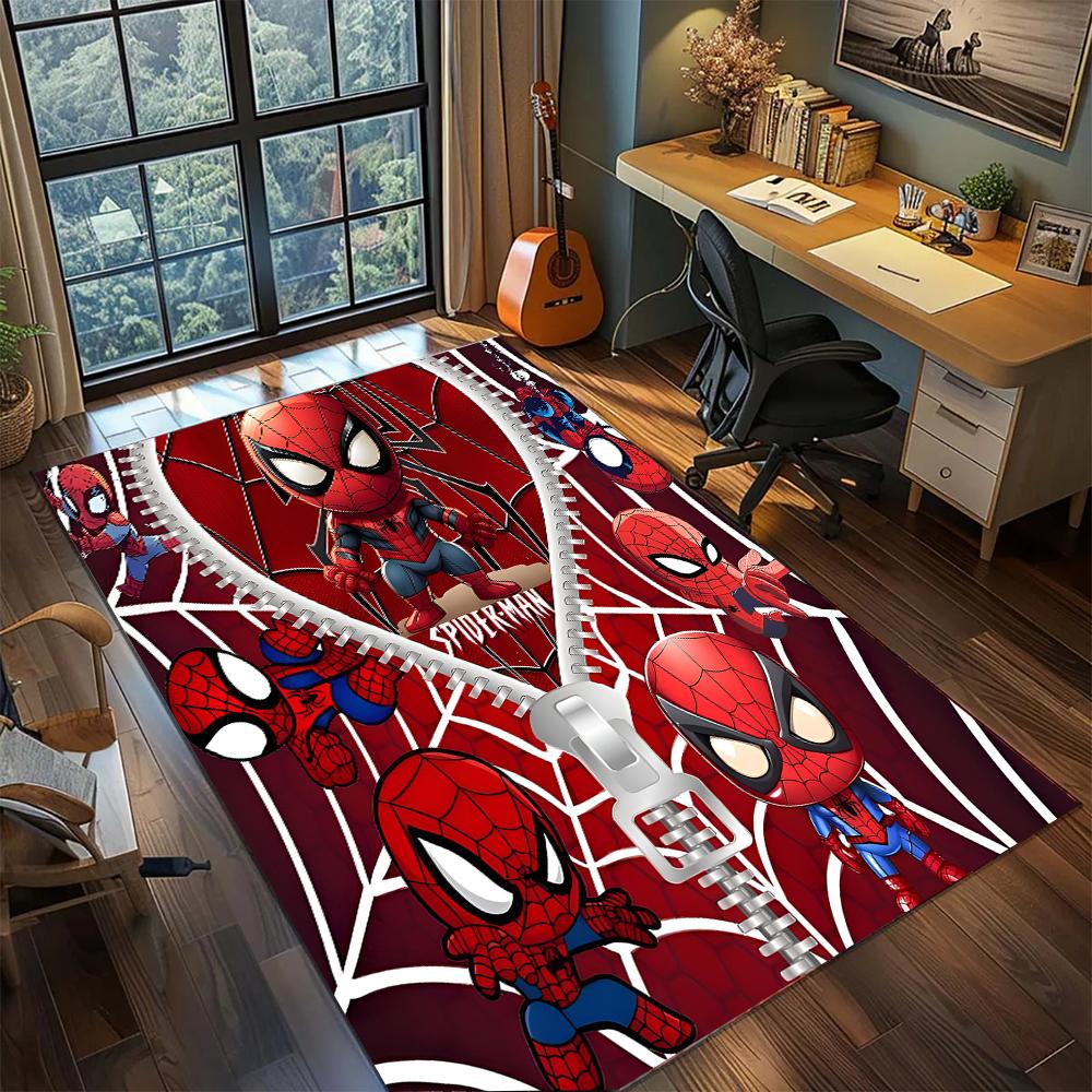 Spider-Man: Esports Cool Rug Carpet Large Area Rug Non Slip Washable Floor Mat Gamer Room Bedroom Home Decor
