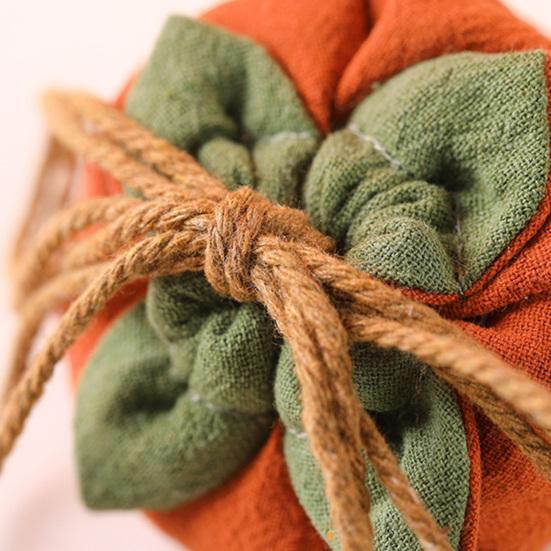 Liten persimonformad myntpåse Mini dragskopåse Bomullslinneplånbok Söt fruktdesign Väskpåse Gåvor till flickor Kvinnor